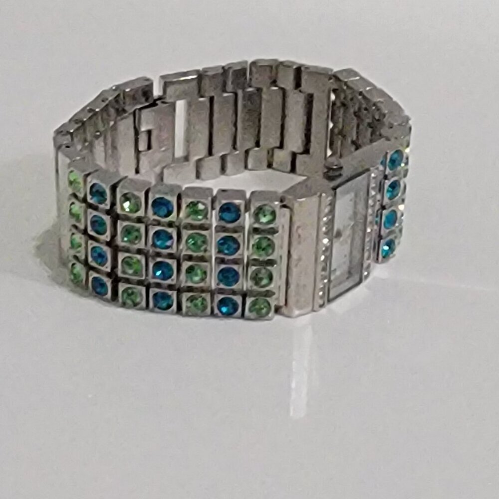 Vintage Vivani Rhinestone Ladies Watch - Picture 5 of 8